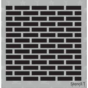 DAICH Ashlar Slate Decorative Concrete Stencil 150 sq.ft. 20-Piece