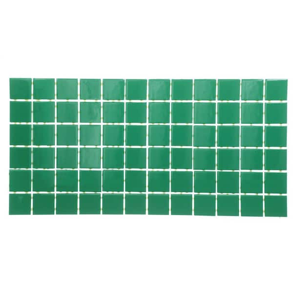 Vintage Green Sage Gloss Ceramic Tile By Daltile – 4.25” X 4.25” Square Wall Tile, Made In Mexico