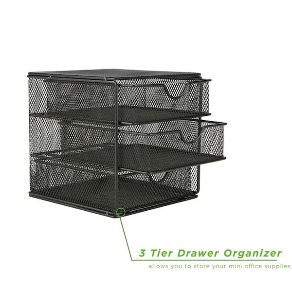 Everything Organizer Collection 3-Tier Organizer with Drawer