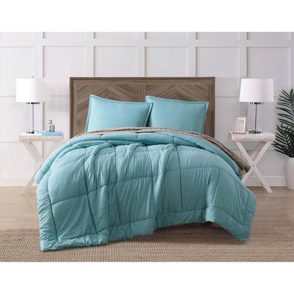 Brooklyn Loom Jackson Stone Blue King Comforter Set