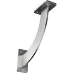 9 in. x 2 in. x 9 in. Stainless Steel Unfinished Metal Bradford Corbel