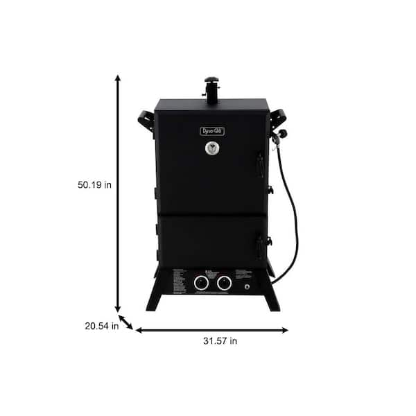 Dyna Glo Vertical Wide Body Propane Gas Smoker DGW1235BDP D The