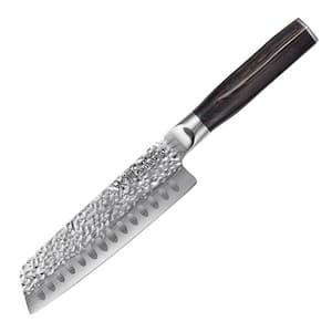DAMASHIRO EMPEROR 6.5 in. Steel Full Tang Santoku Knife