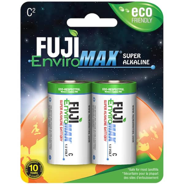 Fuji EnviroMax Super Alkaline C Battery (24-Pack)