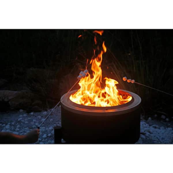HeatMaxx 22 in. Smokeless Wood Burning Fire Pit with Turbo
