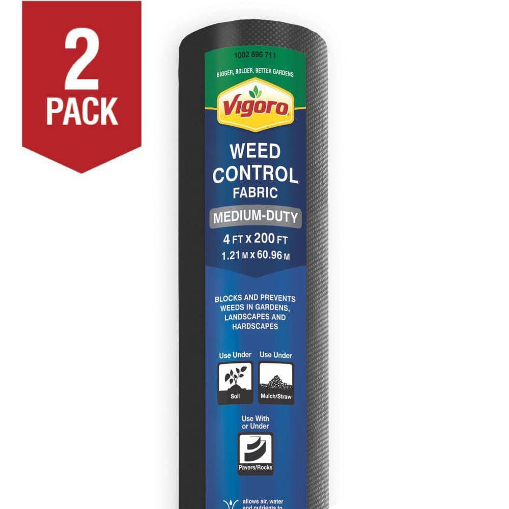 Vigoro 4 ft. x 200 ft. Medium Duty Point Bond Weed Barrier