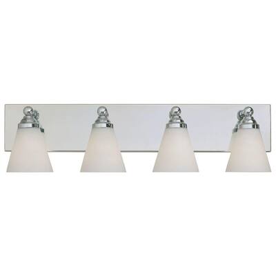 Designers Fountain Hudson 5 Light Chrome Wall Mount Vanity 6495 Ch Designers Fountain Hudson 5 Light, How Do You Mount A Vanity Light