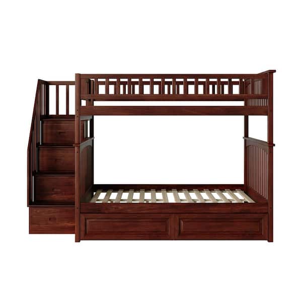 Atlantic Furniture Columbia Staircase, Ryan Twin Over Full Stair Bunk Bed Instructions
