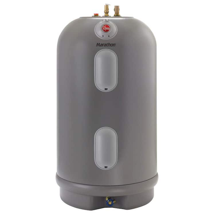 Rheem Marathon 50 Gal. Short 4500-Watt Double Element Non Metallic Electric Water Heater with Lifetime Warranty