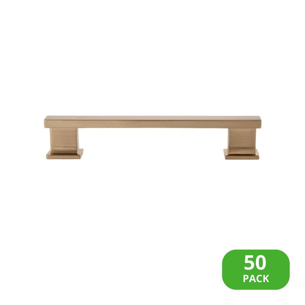 50-Pack High Desert 4-3/4 in. (121 mm) Center-to-Center Classic Satin Brass Bar Drawer Pull price history on PriceWatchPro
