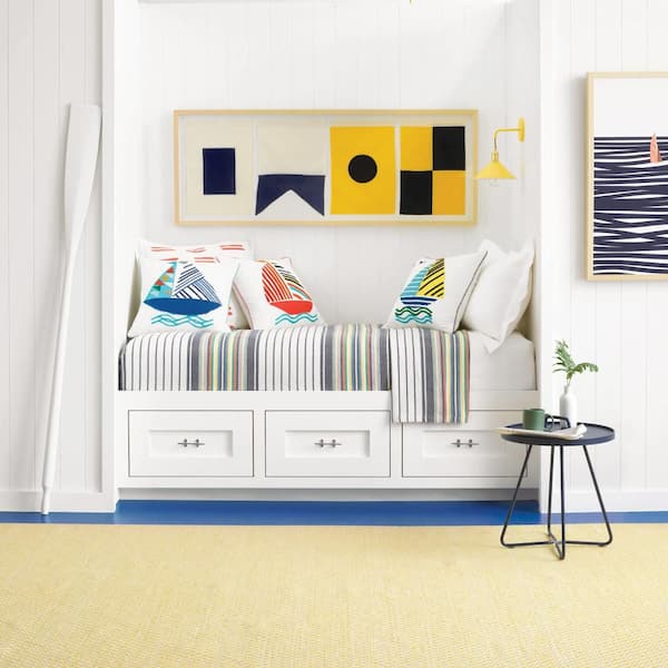 Mainsail Handwoven Yellow 5 ft. x 8 ft. Outdoor Area Rug