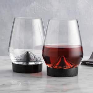 Rolf Glass Cyclone 17 fl. oz. Stemless Wine Glasses Set (Set of 4) 455334-S/ 4 - The Home Depot