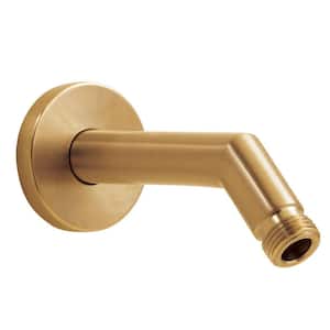 BESTILL Wall Mounted 6 Inch Shower Arm and Flange,Champagne Bronze 
