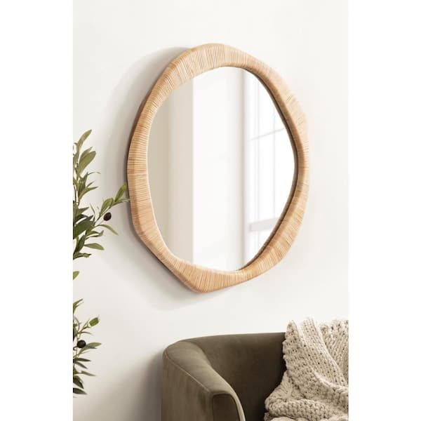 Kate and Laurel Rahfy Natural Brown 26 in. W x 26 in. H Irregular