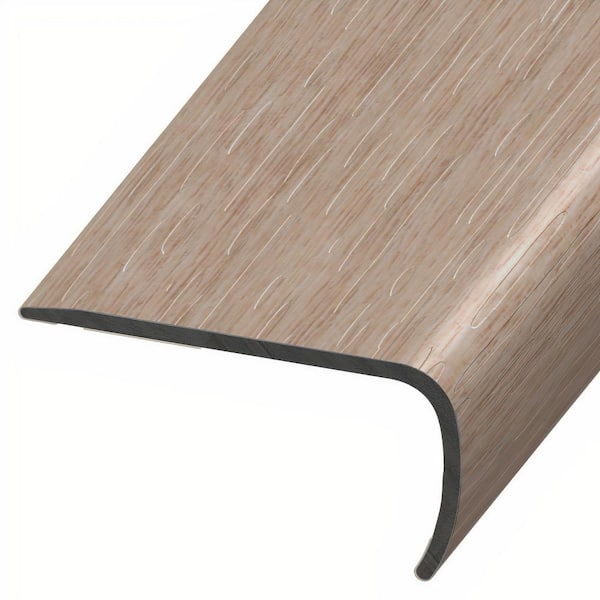 ASPEN FLOORING Solstice 1 in. Thick x 2 in. Width x 94 in. Length Rigid Core Stair Nose Vinyl Molding