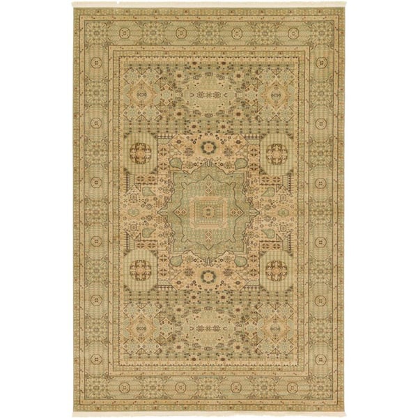 Palace Jackson Light Green 6' 0 x 9' 0 Area Rug