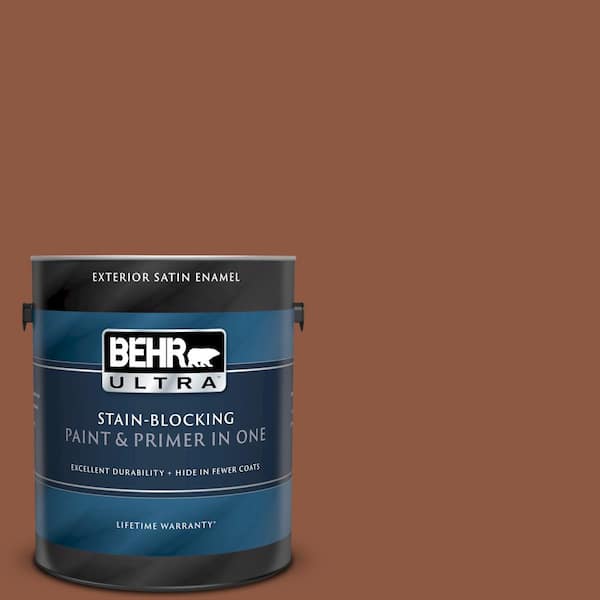 BEHR ULTRA 1 gal. #UL120-3 Artisan Satin Enamel Exterior Paint and Primer in One