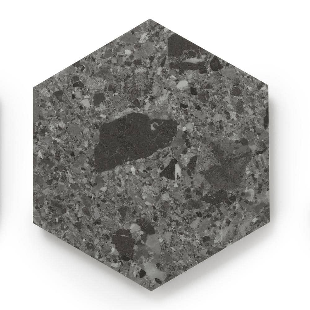 MosaiCore Charcoal Quartz 28 MIL x 12 in. W x 10 in. L Glue Down Waterproof Vinyl Tile Flooring (12.3 sqft/case) price history on PriceWatchPro