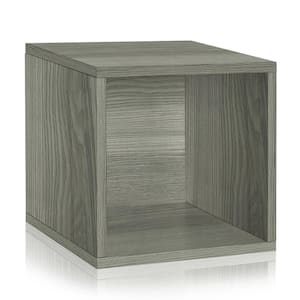 12.8 in. H x 13.4 in. W x 11.2 in. D Gray Recycled Materials 1-Cube Organizer