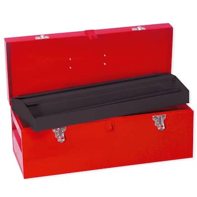 Heavy Duty Metal Tool Box - 16 in. X 7 in. X 7 in. Heavy Duty Metal Tool Box - 16 in. X 7 in. X 7 in.