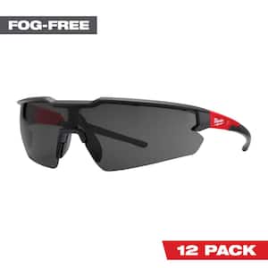Safety Glasses with Tinted Fog-Free Lenses (12-Pack)