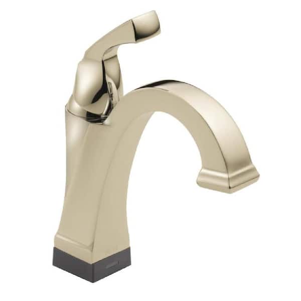 Delta Dryden Single Handle Single Hole Bathroom Faucet with Touch2O with Touchless Technology in Polished Nickel