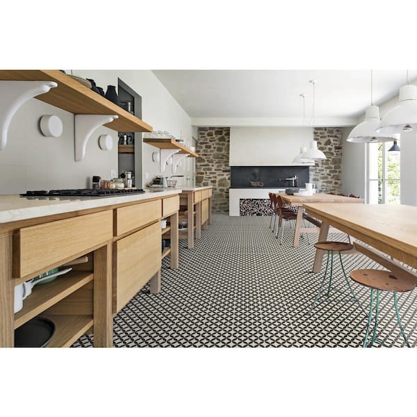 D_Segni Chalk 4 in. x 4 in. Glazed Porcelain Floor and Wall Sample Tile