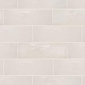 LuxeCraft Olympus 4-1/4 in. x 12-7/8 in. Glazed Ceramic Undulated Wall Tile (10.64 sq. ft./Case)
