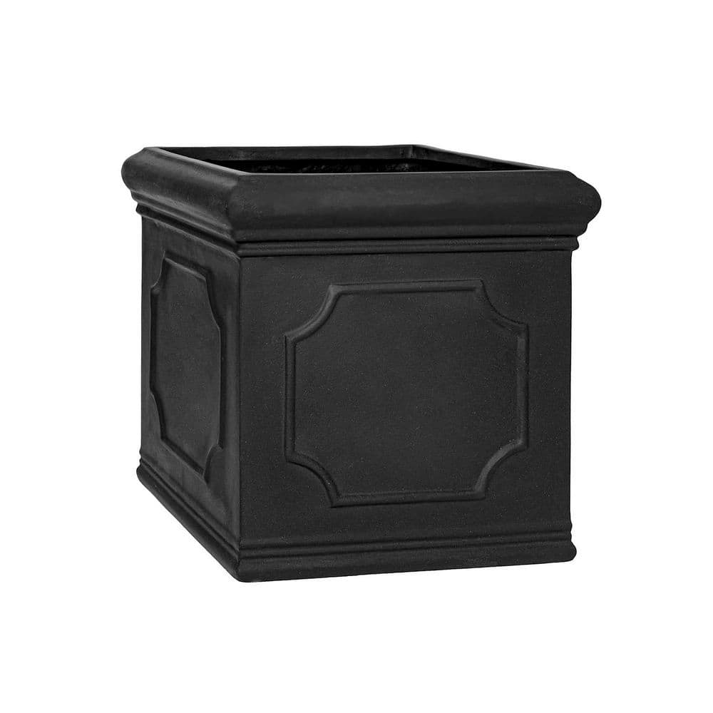 Block Classic 15.75 in. H Black Color Planter- made of Fiberstone, Medium price history on PriceWatchPro