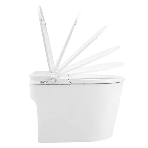 Smart Bidet Toilet 1000 MaP HET with Heated Seat, Touchless Auto Dual Flush 1.0/1.11 GPF, Elongated White, (1-Piece)