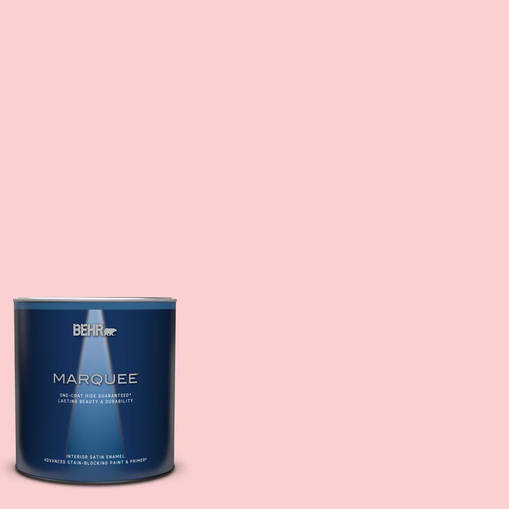 1 qt. #130A-2 Fading Rose Satin Enamel Interior Paint & Primer