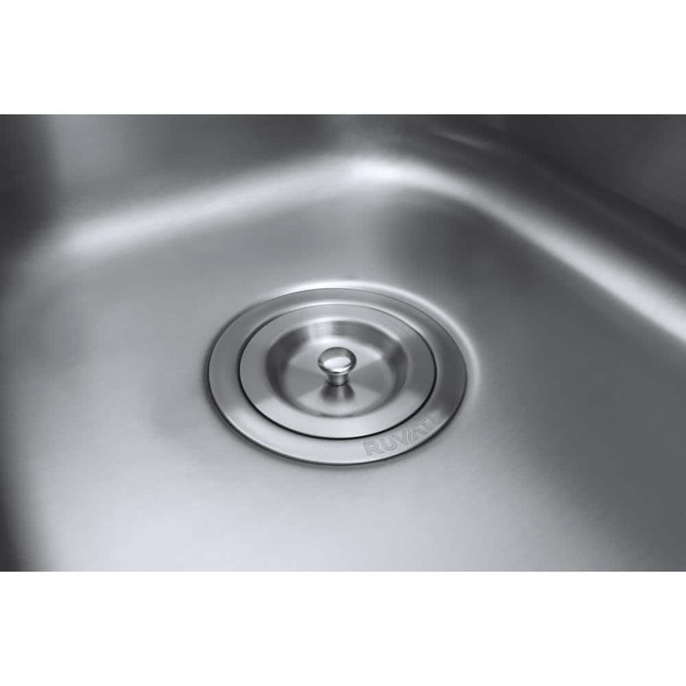 Ruvati 29-inch Stainless Steel Double Bowl Undermount Kitchen Sink