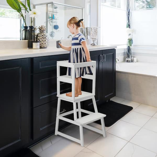 Kitchen Helper Tower Montessori kitchen stool step kitchen decor toddler tower 