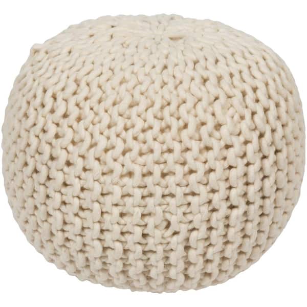 Artistic Weavers Tulsin Tan Accent Pouf Ottoman