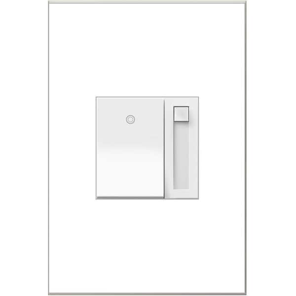 Legrand Adorne Paddle 450-Watt Single-Pole/3-Way LED/CFL/Incandescent Dimmer with Microban, White