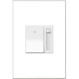 Adorne Paddle 0-10 Volt Single-Pole/3-Way Dimmer with Microban, White