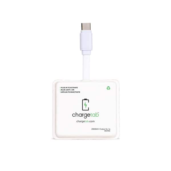 ChargeTab Emergency Phone Charger Compatible with USB-C (2900mAh)