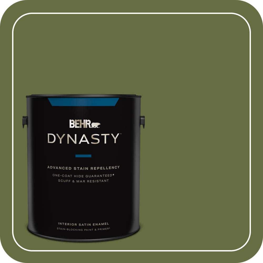 1 gal. #MQ6-62 Coconut Grove One-Coat Hide Satin Enamel Stain-Blocking Interior Paint and Primer price history on PriceWatchPro