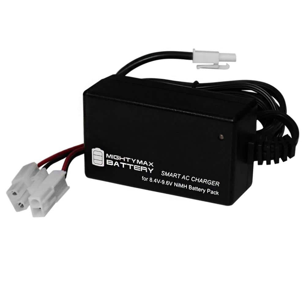 Mighty Max Battery - Smart Charger for 8.4V-9.6V NiMH Battery Packs w/ Mini Tamiya Connector - ML-8496CH38