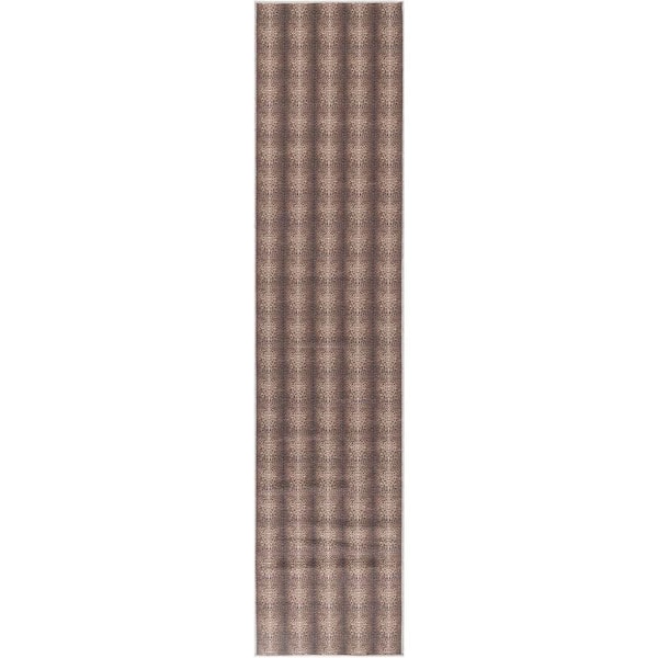 Nourison Washables Leopard 2 ft. x 10 ft. Animal print Contemporary Runner Area Rug