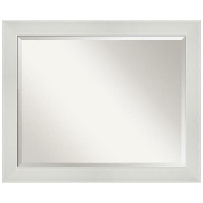 Mosaic White 32.5 in. H x 26.5 in. W Framed Wall Mirror