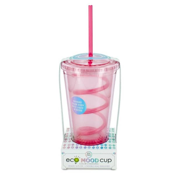 SmartPlanet ECO Mood Cup Color Changing 16 oz. Cold Cup in Red