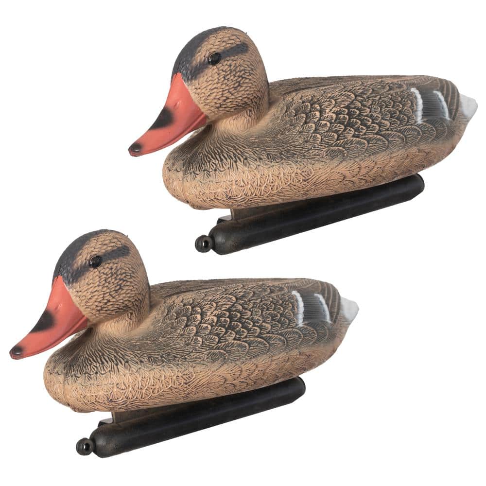 Realistic Brown Duck Decoy for Hunting Low-Profile Design Waterfowl Attractor for Land, Shoreline and Marsh, Set of 2 price history on PriceWatchPro