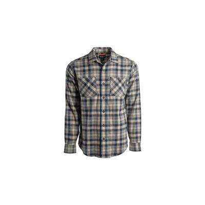 Woodfort Men's 2XL Eclipse Littleton Plaid Flex Flannel Button Down Work Shirt