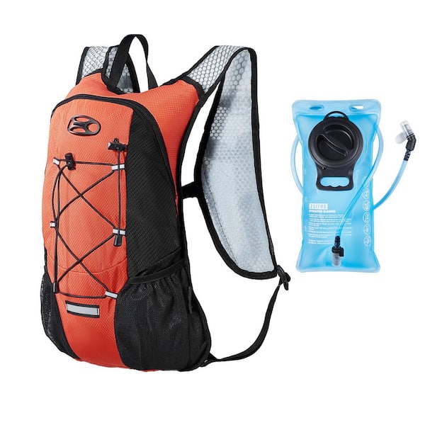 SKYSHALO Hydration Backpack with 2 L TPU Water Bladder, Hydration Pack Backpack, Lightweight Hiking Water Backpack for Men Women