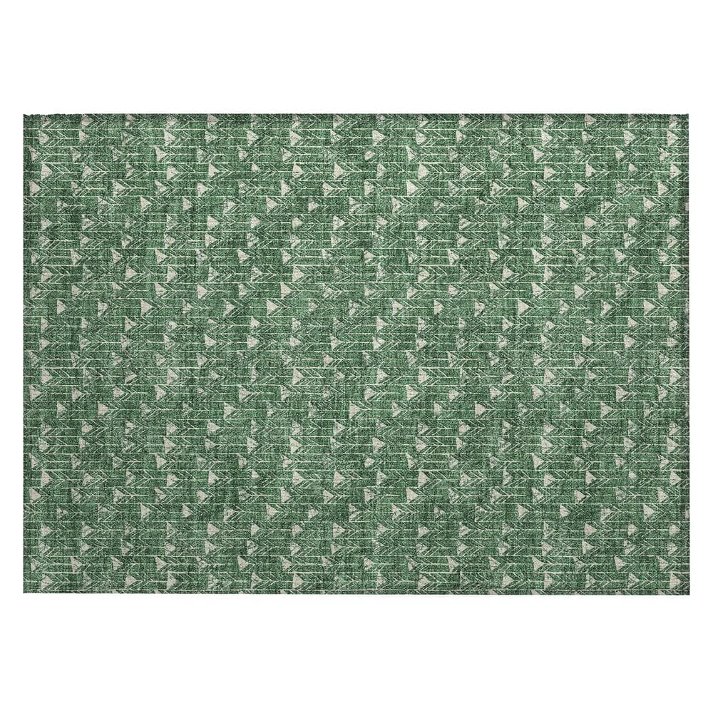 Chantille ACN514 Green 1 ft. 8 in. x 2 ft. 6 in. Machine Washable Indoor/Ou