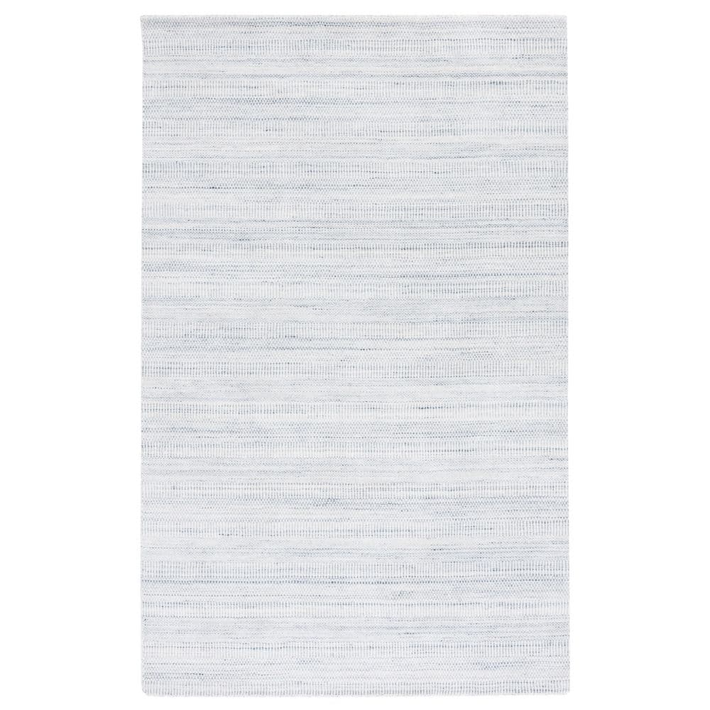 UPC 195058567336 product image for Mirage 4 ft. x 6 ft. Light Gray/Ivory Striped Marle Solid Color Area Rug | upcitemdb.com