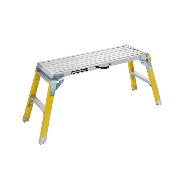 Louisville Ladder 3 ft. Fiberglass Mini Working Platform with 300 lb. Load Capacity Type IA Duty Rating