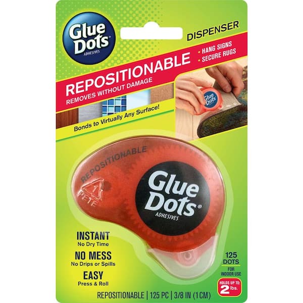 Glue Dots Repositionable Disposable Dispenser (6-Pack) 37110 - The Home  Depot