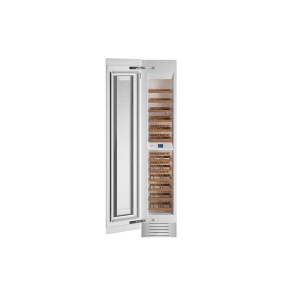 Bertazzoni Dual Zone 52-Bottle Built-In Wine Cooler in Custom Panel